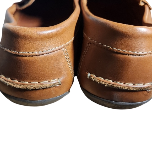 **Florsheim Men’s Penny Loafers in Tan Leather - Size 13** - Picture 4 of 6